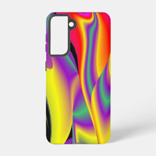 Die Magie der Farben Abstrakt 3D-Rainbowart Samsung Galaxy Hülle
