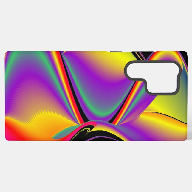 Die Magie der Farben Abstrakt 3D-Rainbowart Samsung Galaxy Hülle (Rückseite (Horizontal))