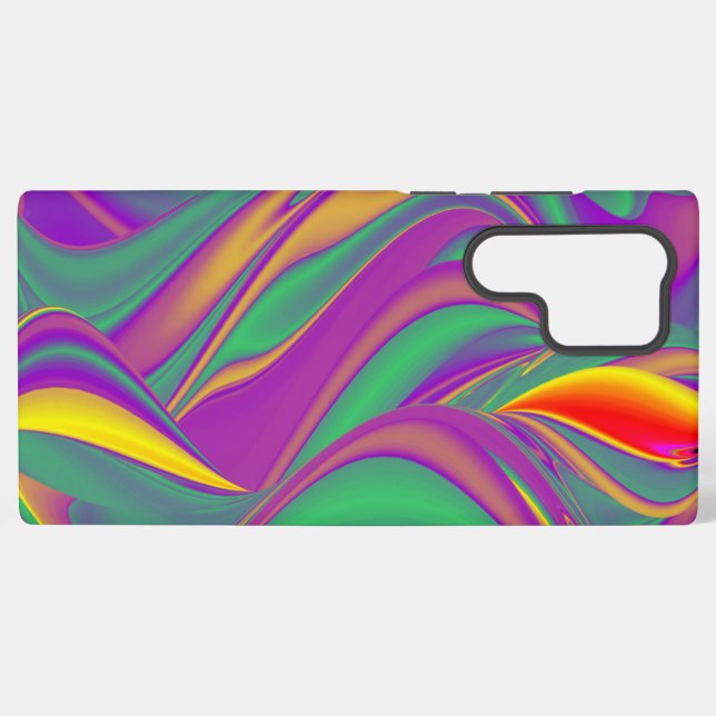 Die Magie der Farben Abstrakt 3D-Rainbowart Samsung Galaxy Hülle (Rückseite (Horizontal))