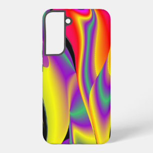 Die Magie der Farben Abstrakt 3D-Rainbowart Samsung Galaxy Hülle