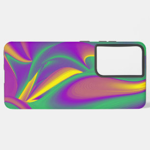 Die Magie der Farben Abstrakt 3D-Rainbowart Samsung Galaxy Hülle