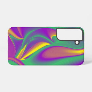 Die Magie der Farben Abstrakt 3D-Rainbowart Samsung Galaxy Hülle