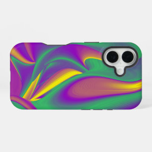 Die Magie der Farben Abstrakte 3D-Regenbogenkunst iPhone 16 Hülle