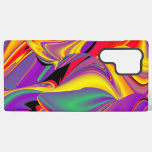 Die Magie der Farben Abstrakte 3D-Regenbogenkunst Samsung Galaxy Hülle