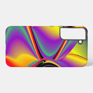 Die Magie der Farben Abstrakte 3D-Regenbogenkunst Samsung Galaxy Hülle