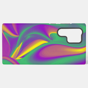 Die Magie der Farben Abstrakte 3D-Regenbogenkunst Samsung Galaxy Hülle