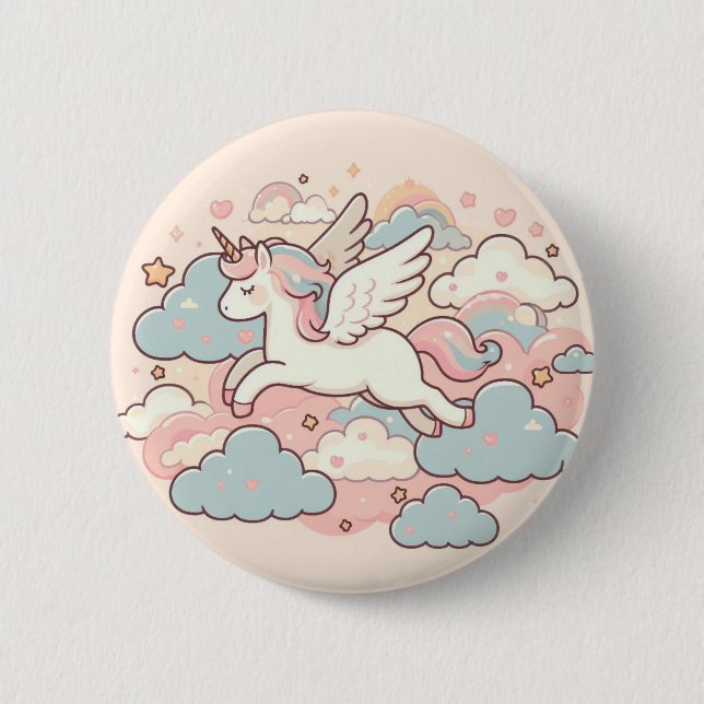 Die Magie der Unicorns Button (Vorderseite)