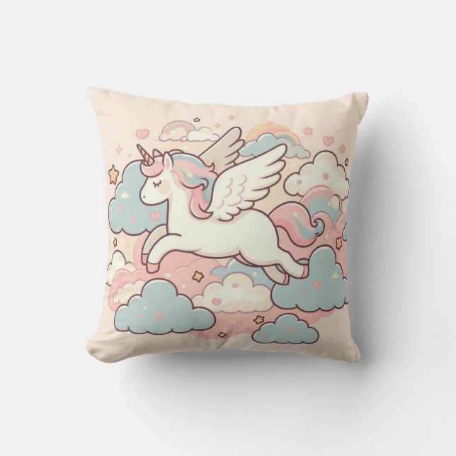 Die Magie der Unicorns Kissen (Vorderseite)