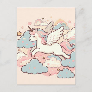 Die Magie der Unicorns Postkarte
