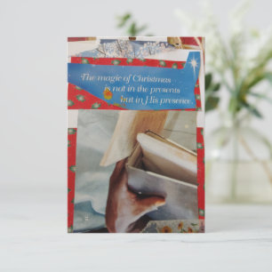 Die Magie der Weihnachtskarte Einladung