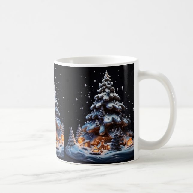 "Die Magie der Weihnachtsnacht verkörpern!" Kaffeetasse (Rechts)