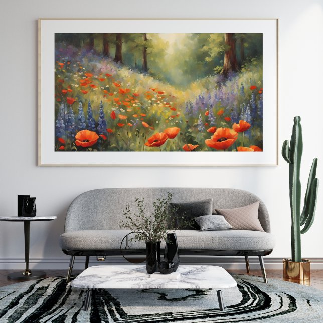 Die Magie des Frühlingstraums Landschaftspposter h Poster (Evoke the Magic of Spring Dreamy Landscape Poster)