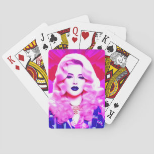 Die Magie des Glamours eines blühenden Kusses Spielkarten