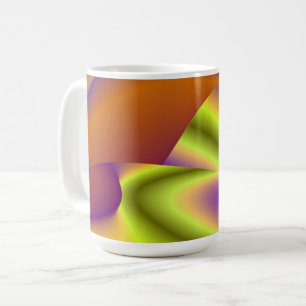 Die Magie des Sommers , Abstrakte 3D-Kunst Kaffeetasse
