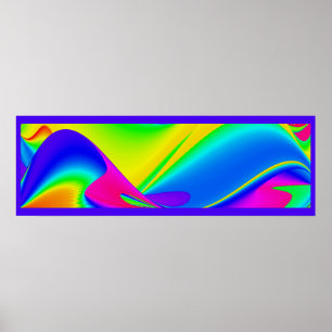 Die Magie des Sommers , Abstrakte 3D-Kunst Poster