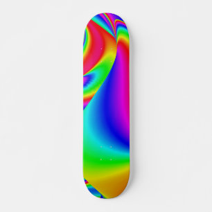 Die Magie des Sommers , Abstrakte 3D-Kunst Skateboard