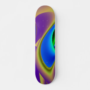 Die Magie des Sommers , Abstrakte 3D-Kunst Skateboard