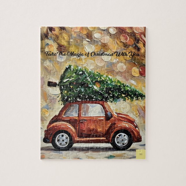 Die Magie des Weihnachtsrätsels Puzzle (Vertikal)