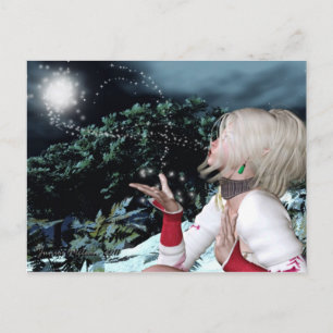 Die Magie des Winters Postkarte