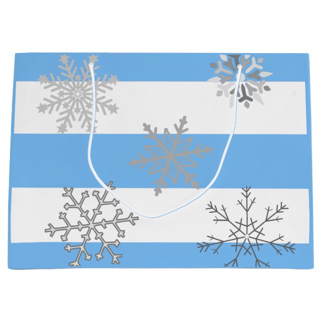 Die Magie eines ersten Schnees auf einem Große Geschenktüte (Vorderseite)