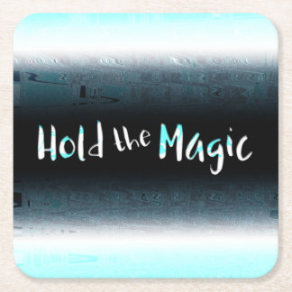 Die Magie halten Rechteckiger Pappuntersetzer