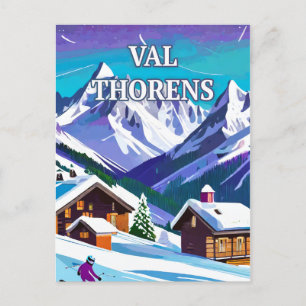 Die Magie von Val Thorens Postkarte