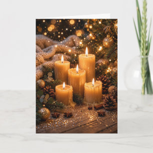Die Magie von Weihnachten – Goldenes Kerzenlicht