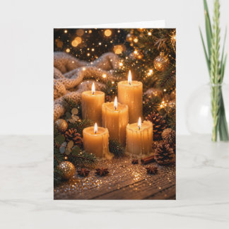 Die Magie von Weihnachten – Goldenes Kerzenlicht