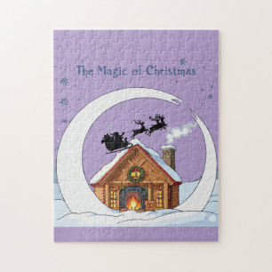 Die Magie von Weihnachten Wundervoller Weihnachtsm Puzzle