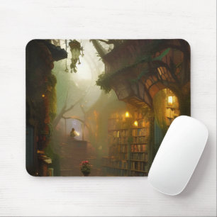 Die magische Buchhandlung Fantasy Art Mousepad