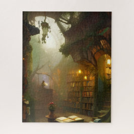 Die magische Buchhandlung Fantasy Art Puzzle