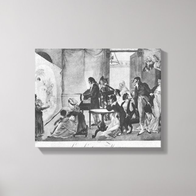 Die magische Laterne, 1798 Leinwanddruck (Vorderseite)