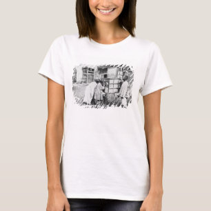 Die magische Laterne, c.1870 (b/w-Foto) T-Shirt