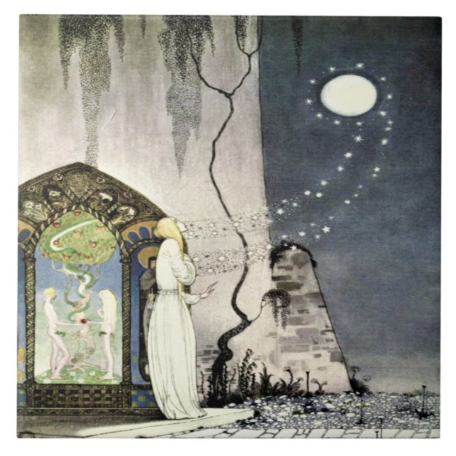 Die magische Märchenmärchen ließ Kay Nielson aus. Fliese (Vorderseite)