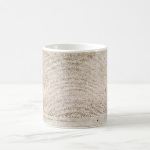 Die Magna Carta von Charter 1215 von Freiheiten Tasse