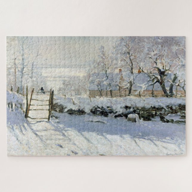 Die Magpie, Monet Puzzle (Horizontal)