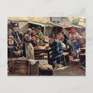 Die Mahlzeit, 1875 Postkarte