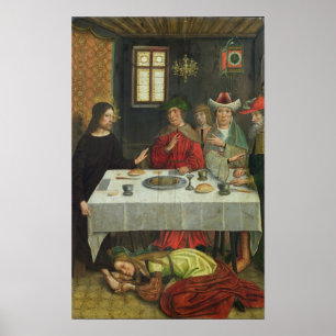 Die Mahlzeit am Haus von Simon der Pharisee Poster