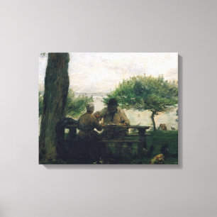 Die Mahlzeit bei Honfleur, 1875 Leinwanddruck