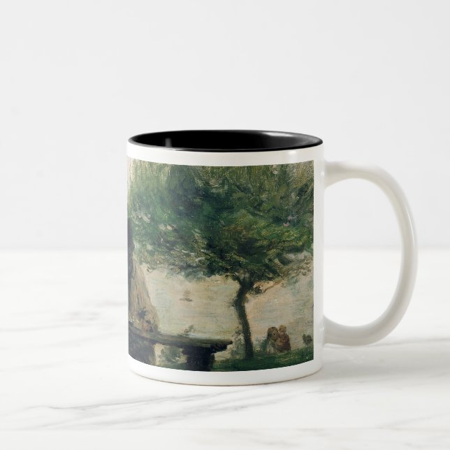 Die Mahlzeit bei Honfleur, 1875 Zweifarbige Tasse (Rechts)