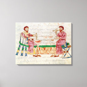 Die Mahlzeit, von 'De Universo' Leinwanddruck