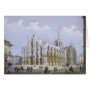 Die Mailänder Kathedrale von den Aussichten auf Ma