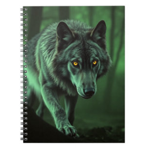 "Die Majestät der Wildnis: Die Alpha im Wald" Notizblock