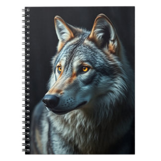 "Die Majestät der Wildnis: Die Alpha im Wald" Notizblock