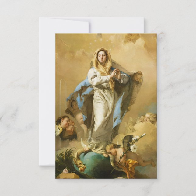 Die makellose Empfängnis von Giovanni B. Tiepolo (Vorderseite)