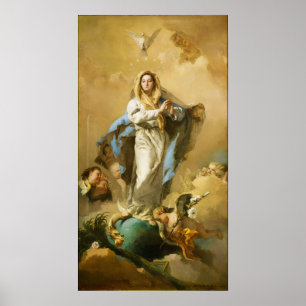 Die makellose Empfängnis von Giovanni B. Tiepolo Poster
