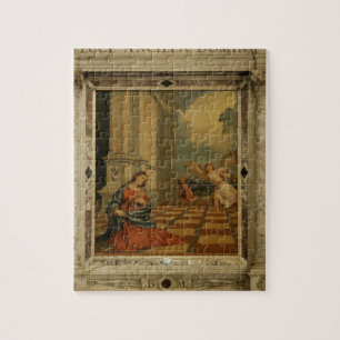 Die Malchiostro Ankündigung, c.1520 (Öl auf Plat Puzzle