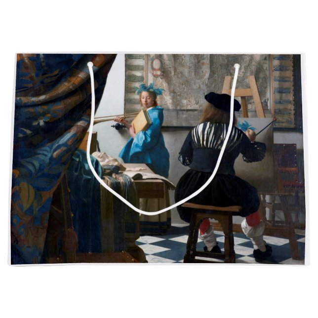 Die Malkunst Johannes Vermeer, 1666-1667 Große Geschenktüte (Vorderseite)