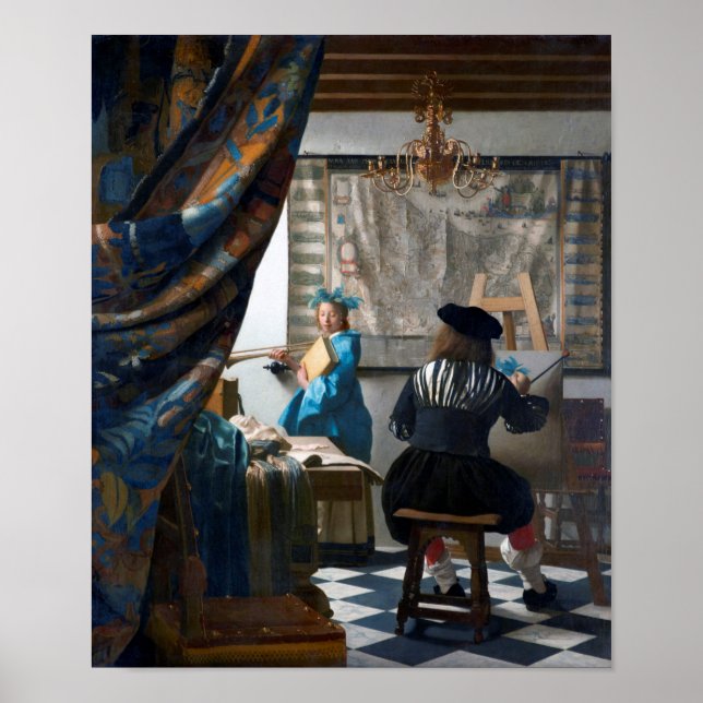 Die Malkunst Johannes Vermeer, 1666-1667 Poster (Vorne)