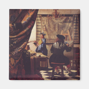 Die Malkunst von Johannes Vermeer Magnet